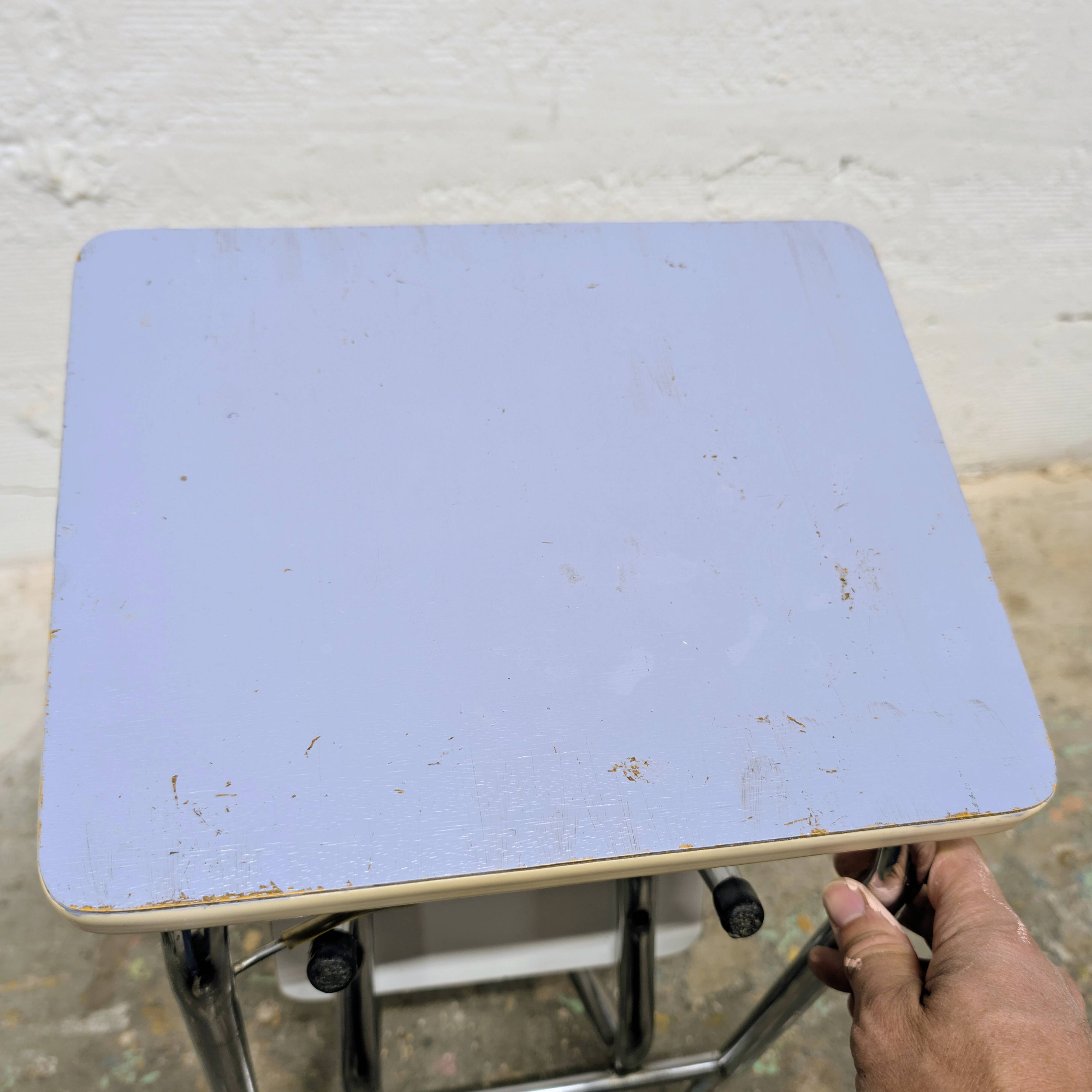 Escabeau marche pied vintage