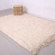 Cream Handmade Moroccan Rug 167 x 242 cm - Beige Beni Ourain Rug Berber