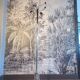 Chrome metal coat rack parrot