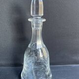 Port wine service – Blown, engraved and cut crystal – Art Deco