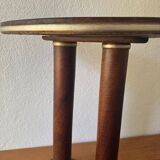 Art Deco wooden pedestal table