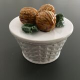 Box dabbling walnut décor