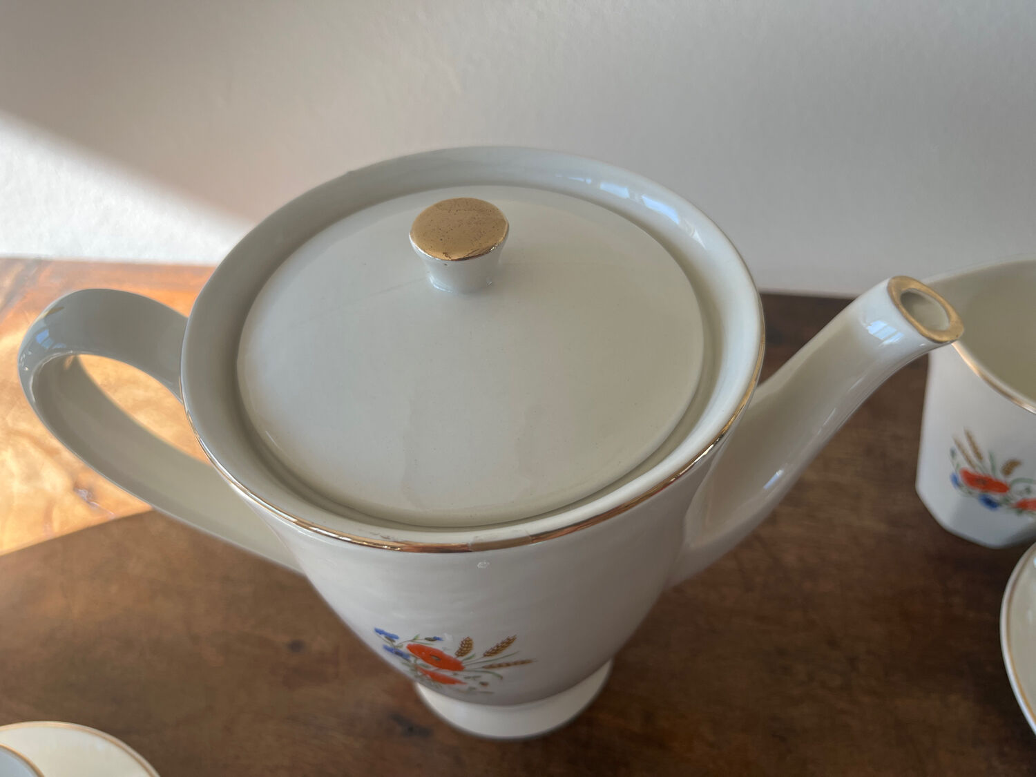 Digoin-Sarreguemines coffee service "pastoral" model