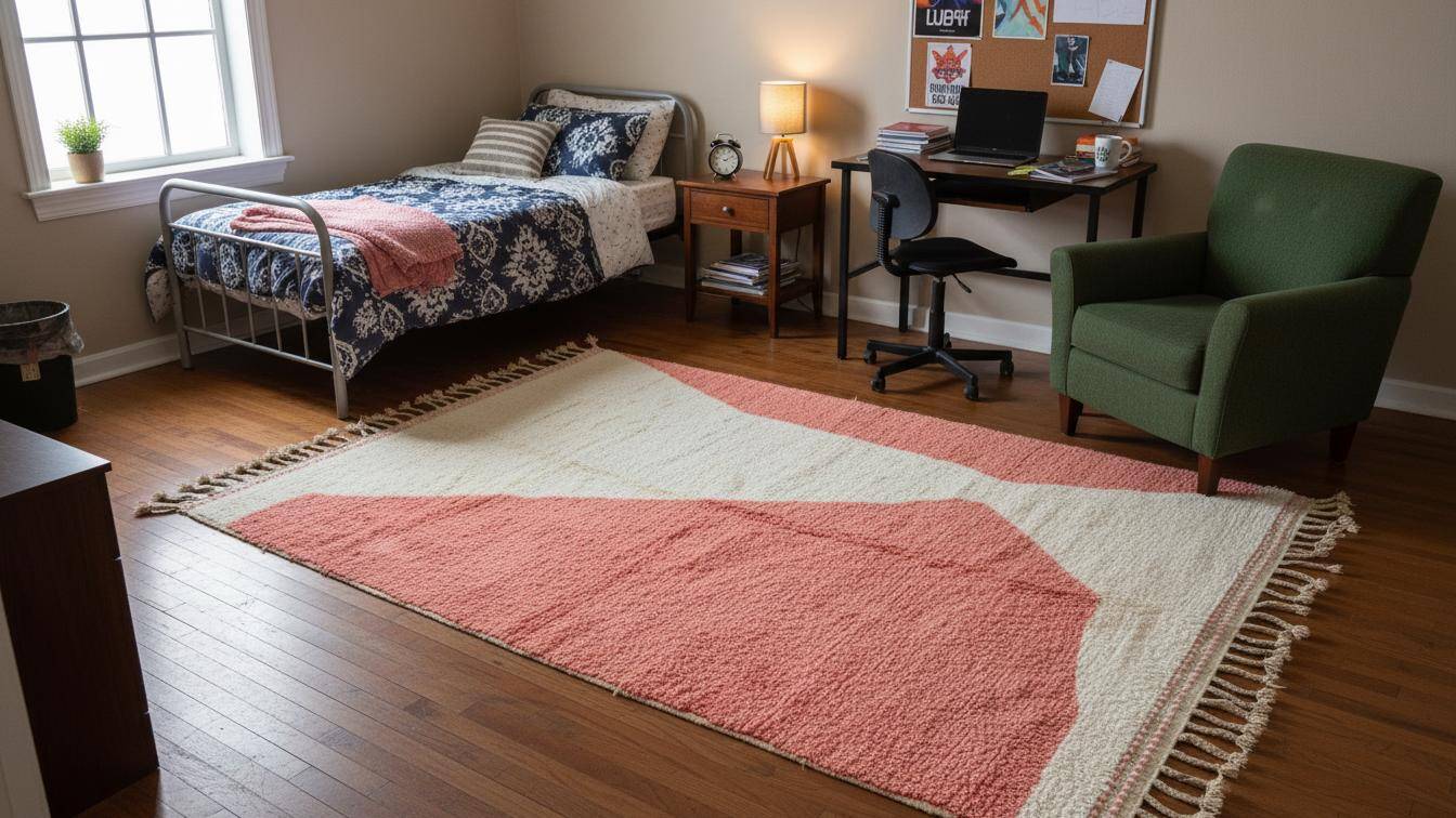 Large handmade Berber rug 3x2 m