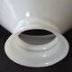 Large vintage white opaline lampshade suspension from the 1940s/50s Ø30cm