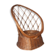 Vintage rattan children's armchair