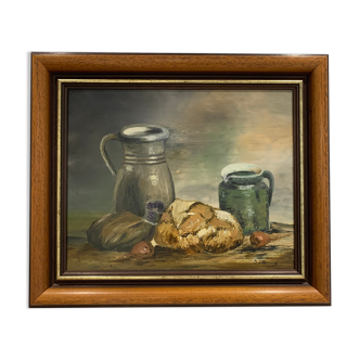 Bread and jug