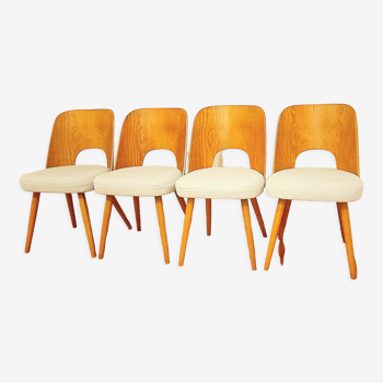 Lot de 4 chaises par O. Haerdtl pour Ton, Tchécoslovaquie, années 1960