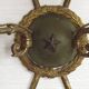 French Vintage Bronze Empire Arrow & Quiver Criss Cross Double Wall Sconces
