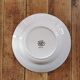 Vintage mismatched hollow plates mint & yellow