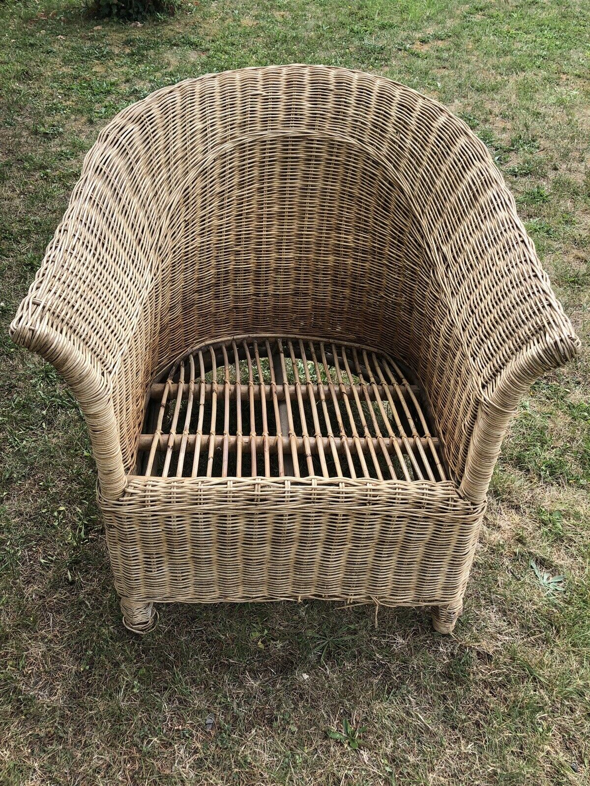 Rattan armchair