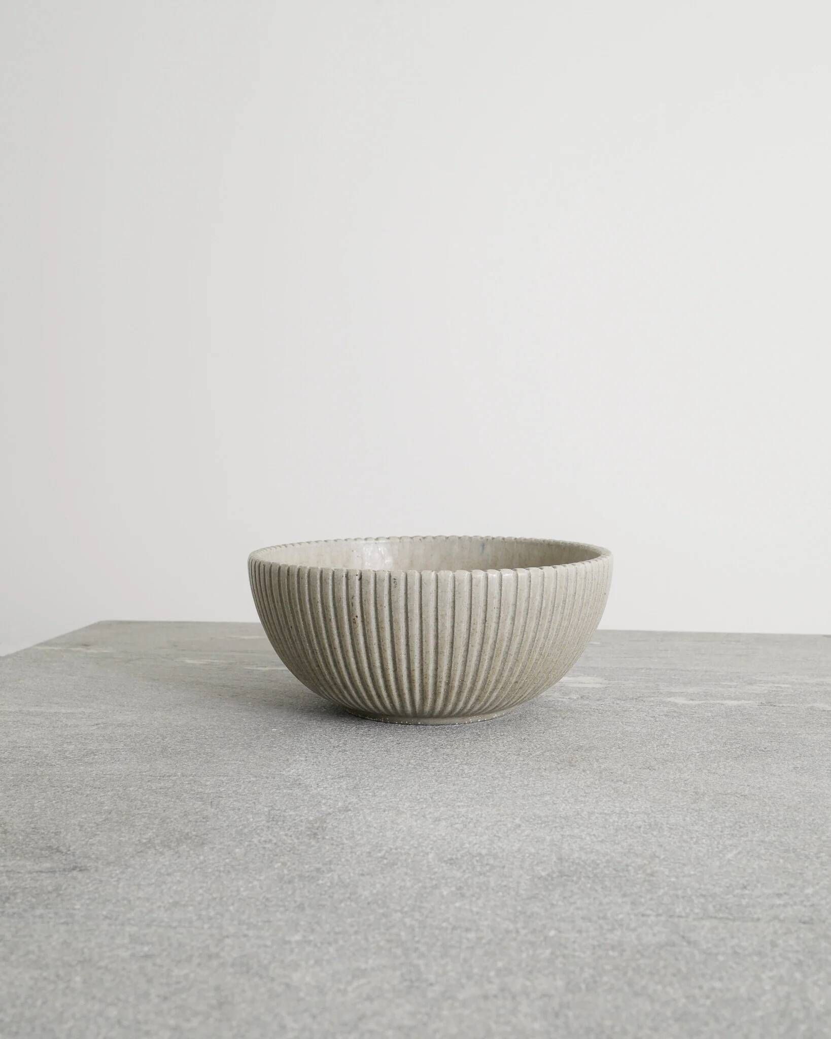 Vintage Danish Mid Century Decorative Ceramic Bowl by Arne Bang, 1950s