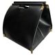 Leather and Brass Dimensionefuoco Firewood Sack by Afra & Tobia Scarpa, Italy, 1980s