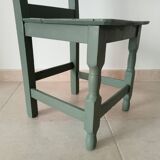 Antique "prie dieu" chair from the 19th century.