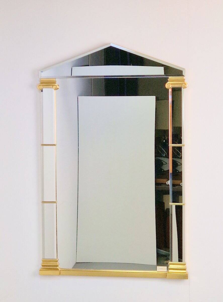Hollywood Regency Gilded Mirror from Deknudt, Belgium, 1970