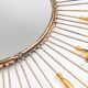 Brass and pearl sun mirror, 1950s