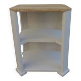 Beige vintage side tables, reimagined accent furniture.