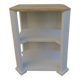 Beige vintage side tables, reimagined accent furniture.