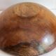 Exotic wood salad bowl. Diameter 36 cm.