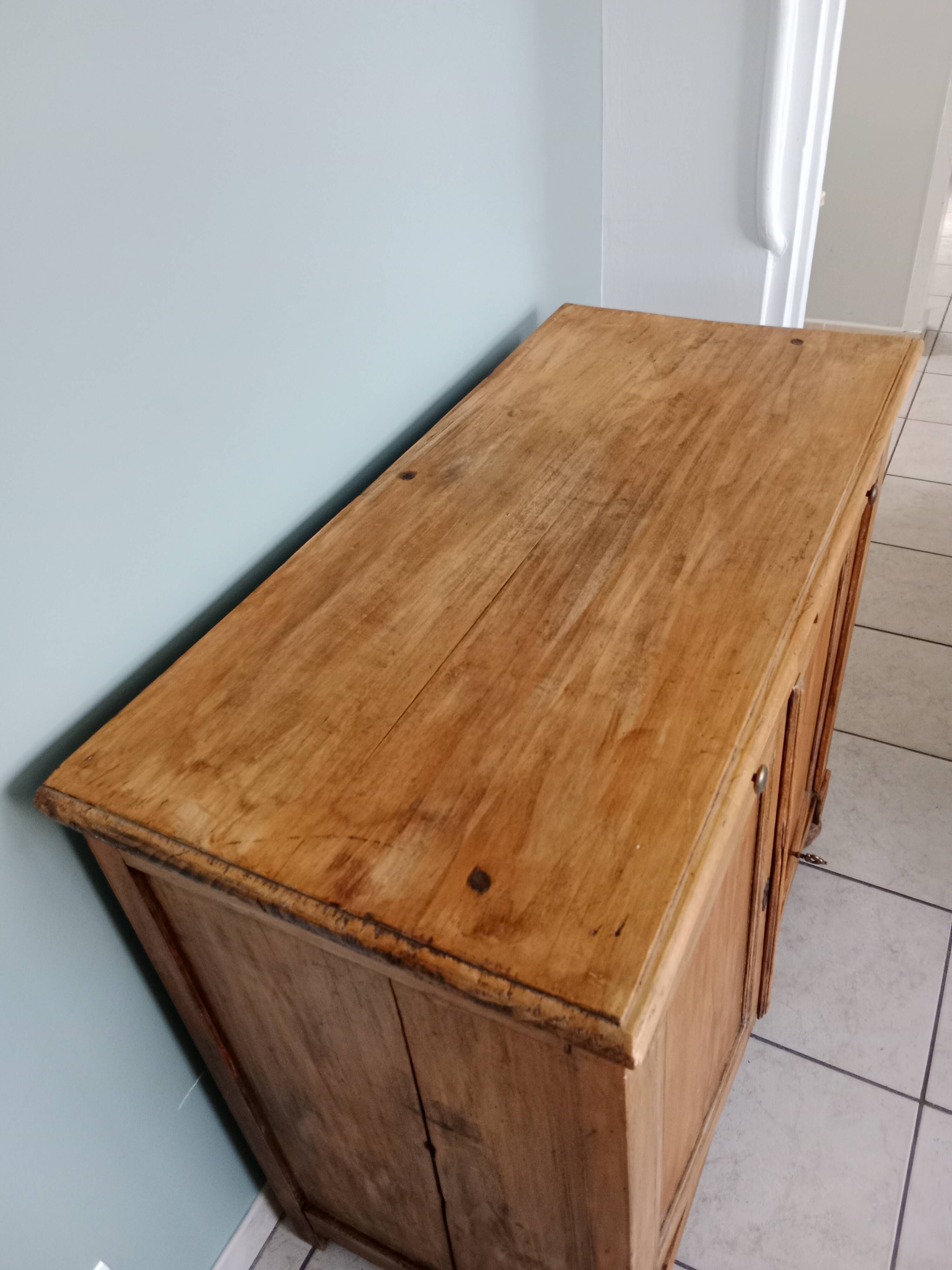 Buffet parisien commode campagne vintage bois