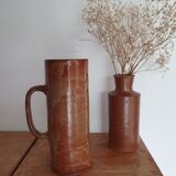 Stoneware decanter/vase