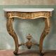 Console Louis XV en bois doré