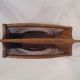 Porte-revues en bois et cannage