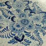 Wavy model faience dish from delft blauw holland