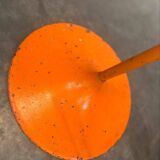 Vintage 70s floor lamp with orange trumpet base