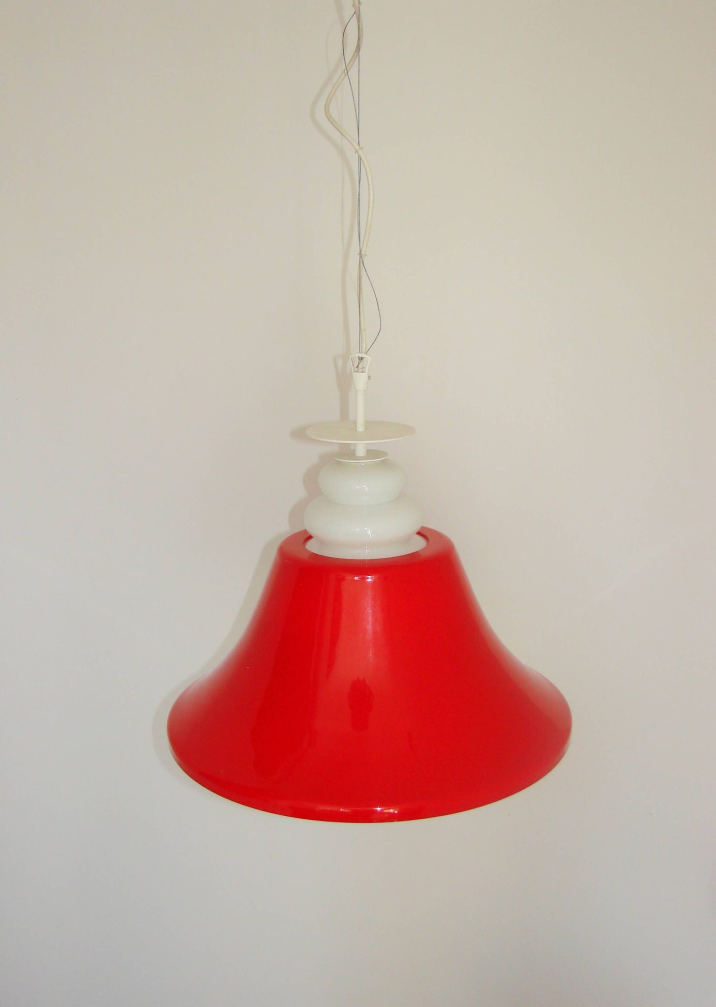 Suspension lumineuse Space Age, années 1970
