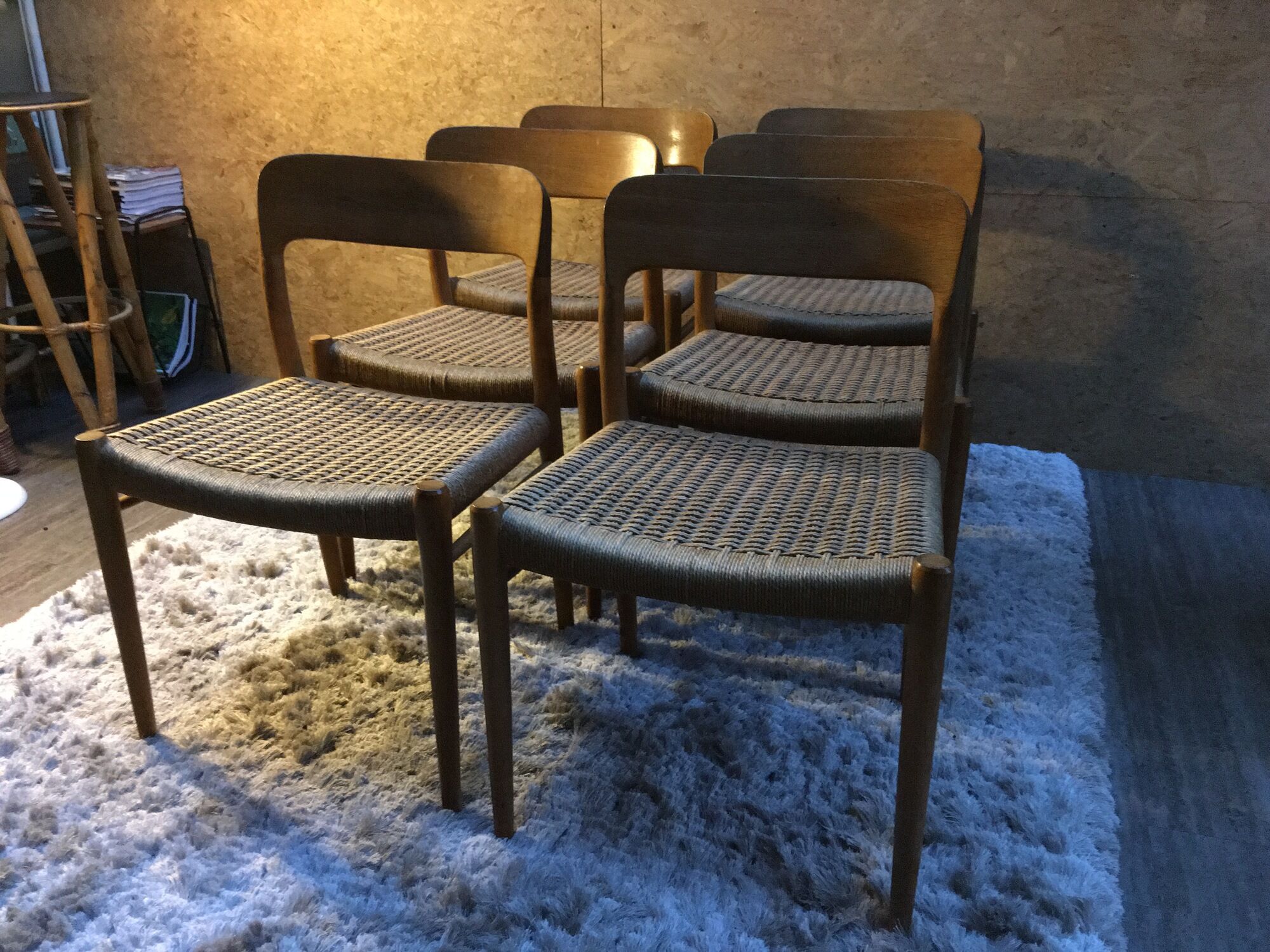 set of six Danish Chair of Niels O MÖLLER
