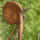 Set of 8 mismatched bistro chairs