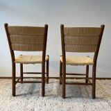 Pair of mulched chairs