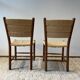 Pair of mulched chairs