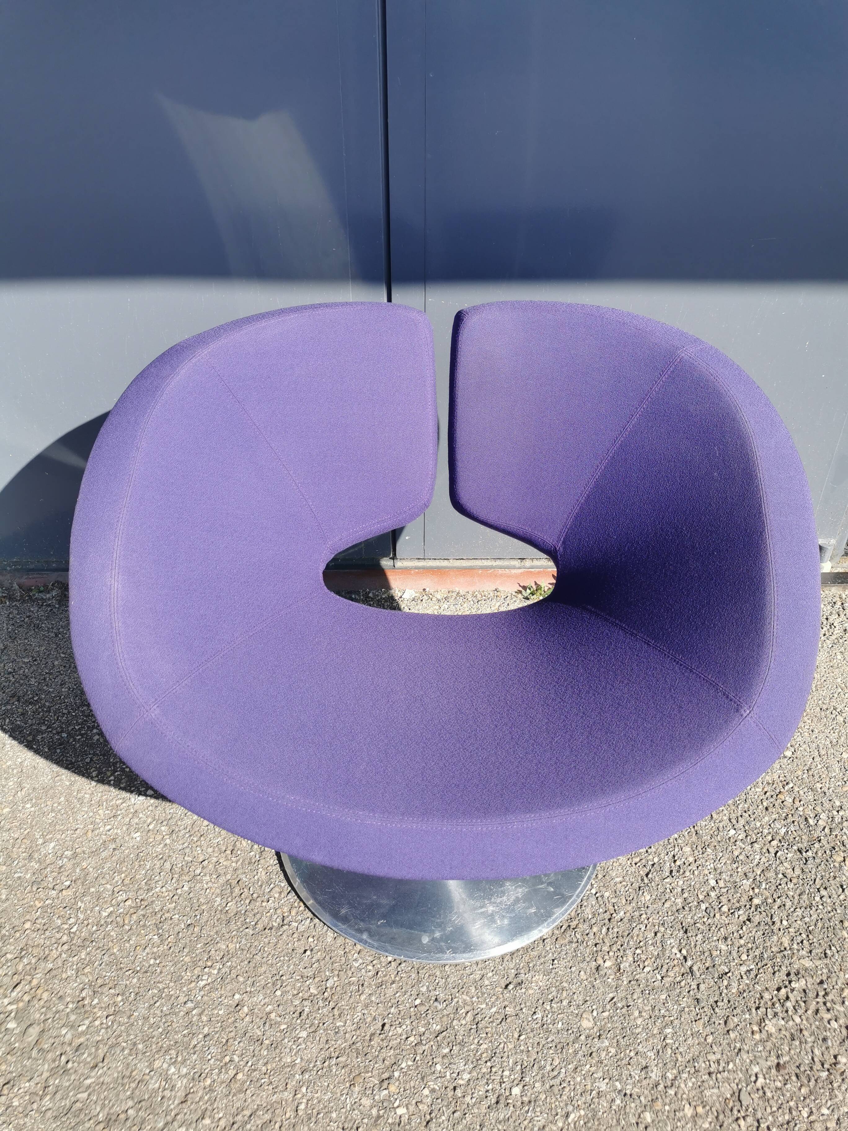 Swivel "Apollo" armchair by Patrick Norguet for ARTIFORT