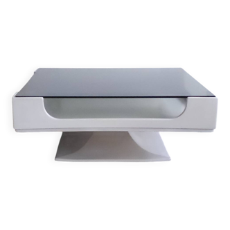 Table basse vintage de l'ère spatiale