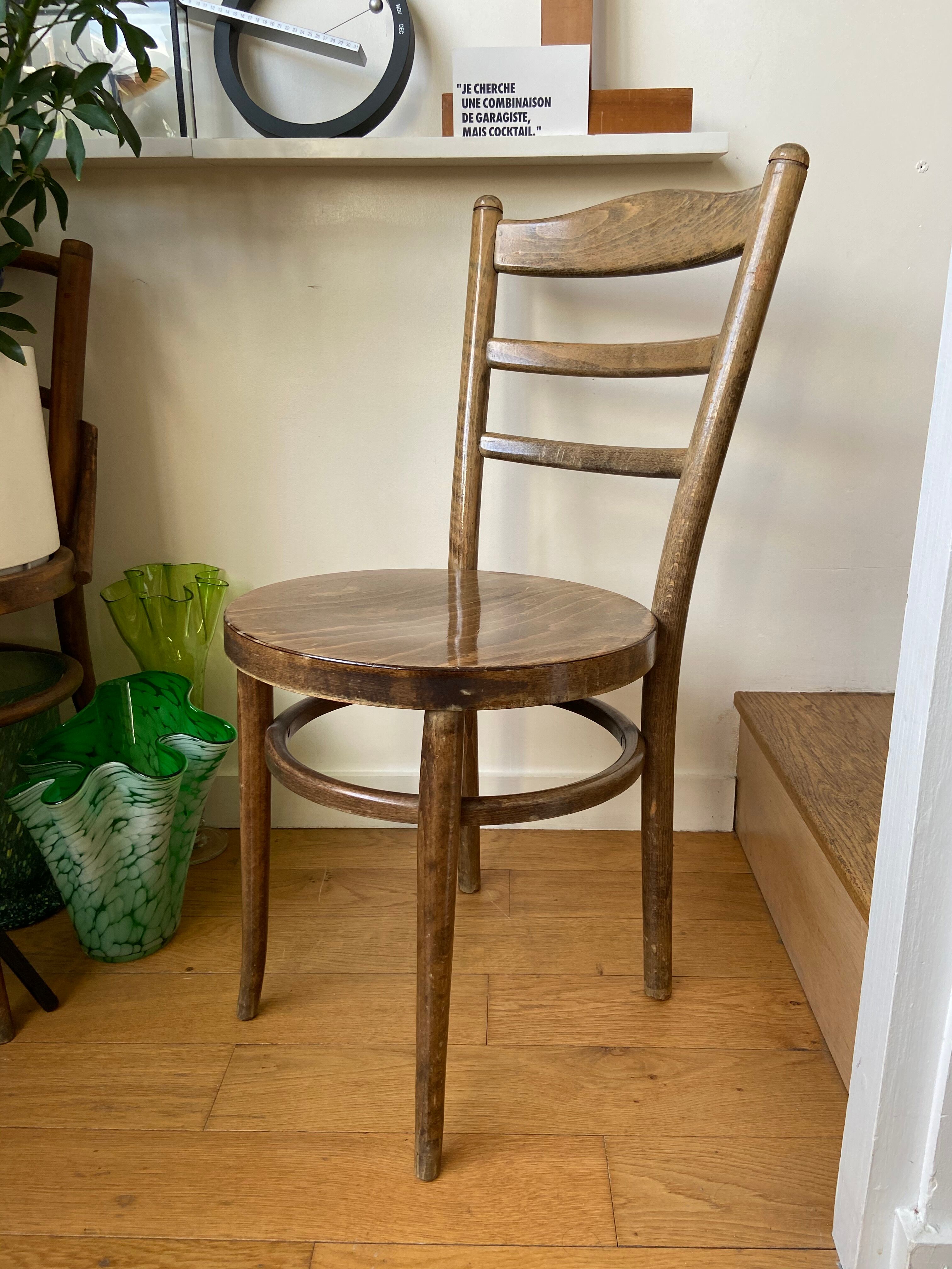 Wooden bistro chair