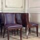 Suite de 4 chaises et 4 fauteuils Art déco en palissandre vers 1930