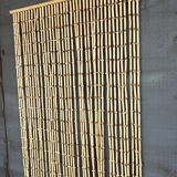Wooden bead curtain