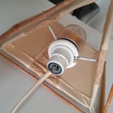 Rattan fabric lamp