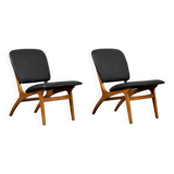 Vintage Mid-Century Swedish Modern Jylland Chairs from Jio Möbler, Set of 2