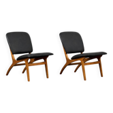 Vintage Mid-Century Swedish Modern Jylland Chairs from Jio Möbler, Set of 2