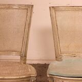 Set Of 12 Louis XVI Style Chairs In Polychrome Wood - 19th Century