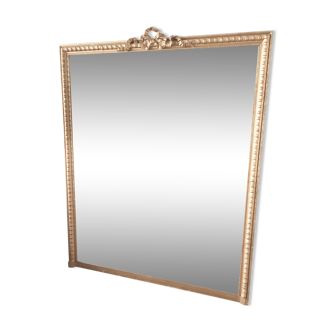 Miroir fronton ancien style Louis Philippe 123x154cm