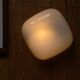 Ceiling light or square wall lamp 20 cm white opal glass