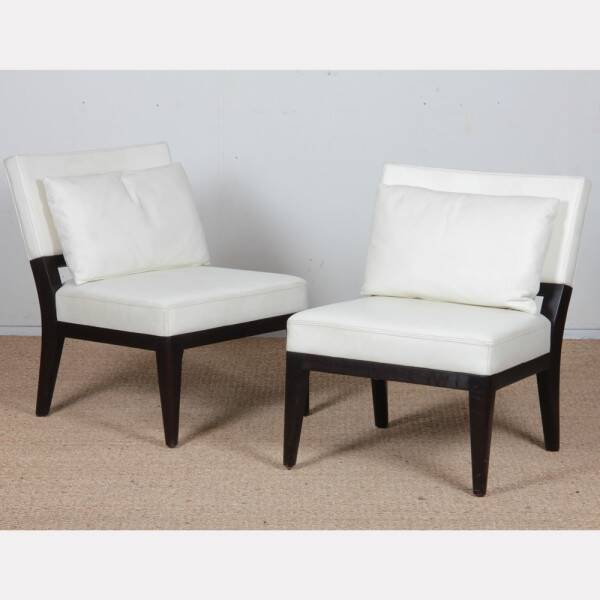 Pair of armchairs by Christian Liaigre for Holly Hunt, 1990