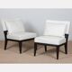 Pair of armchairs by Christian Liaigre for Holly Hunt, 1990