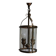 Brass lantern for vestibule with 2 candle holders
