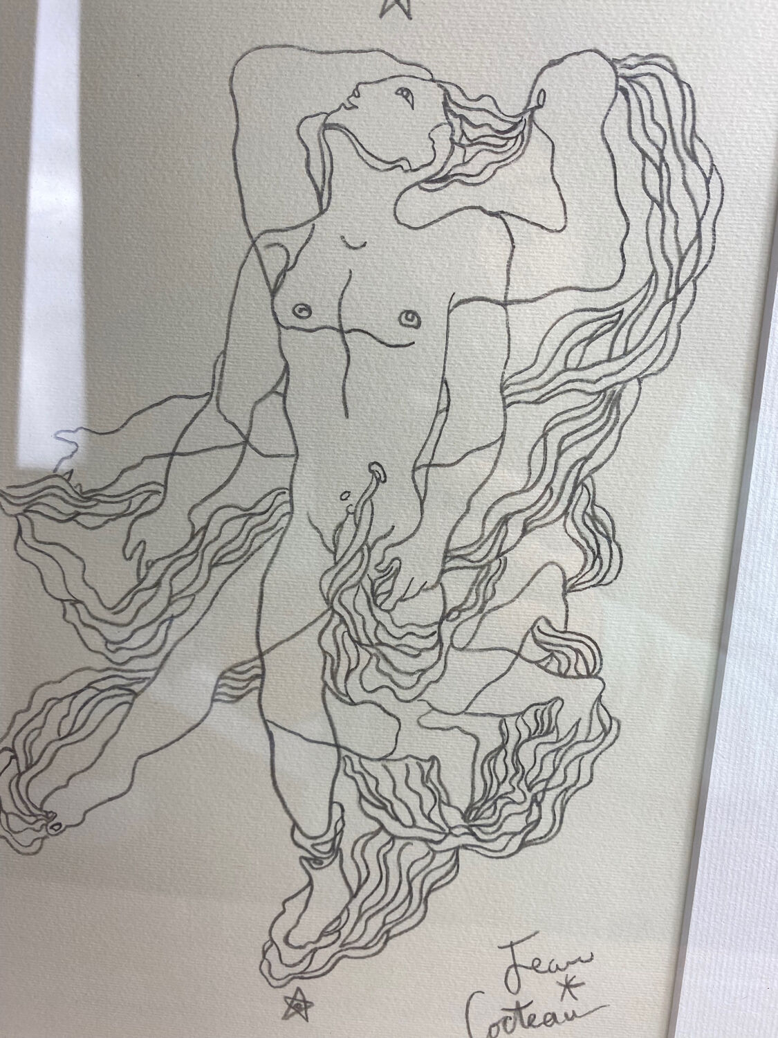 Jean Cocteau screen printing