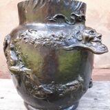 Art Nouveau Bronze Planter, by Joseph Chéret